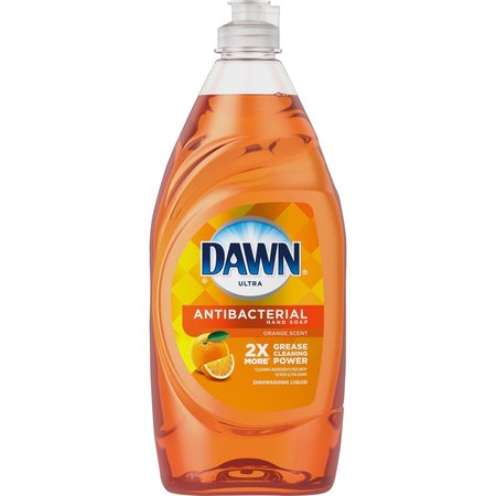 DOWNY Dish Detergent, Antibacterial, Manual, Orange, 28 oz, OE, PK 8 PGC97318CT